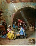 unknow artist Arab or Arabic people and life. Orientalism oil paintings 32 oil on canvas